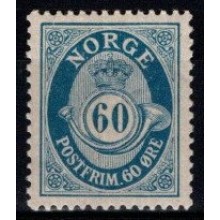 1910 - Norge - AFA 85 - Frimærke - Ustemplet.